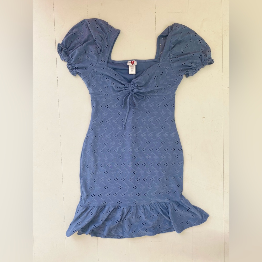 Women’s Blue Body Con Fishtail Dress